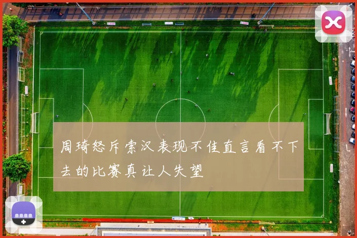 周琦怒斥索汉表现不佳直言看不下去的比赛真让人失望